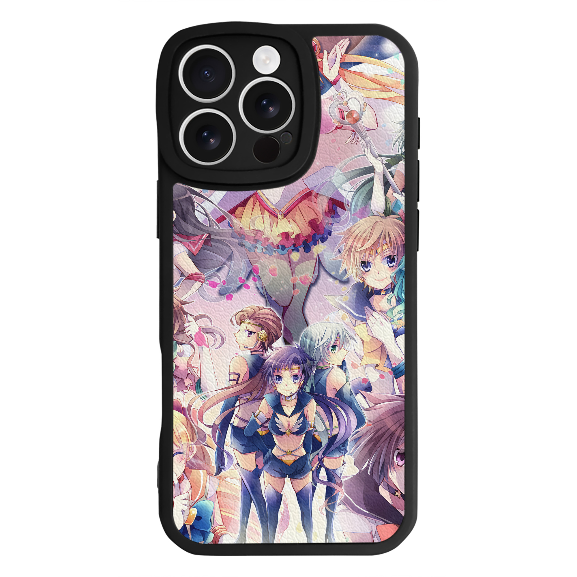 （画像用） 美少女戦士セーラームーン Sailor Moon 【iPhone 16シリーズ対応】シリコンスマホケース（レザー調） 材質：シリコン